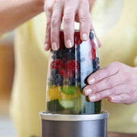 Nutribullet 600W Cinza - Liquidificador Individual Blender E Extrator De Nutrientes