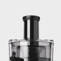 Bacia De Polpa De 1,5L E Tampa Da Bacia Com Calha De Alimentacao Para Juicer