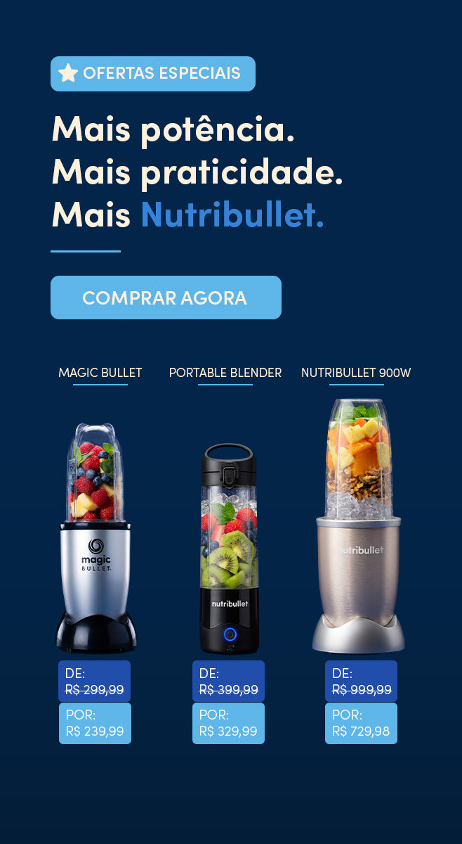 Nutribullet 新品 nutribullet Combo de liquidificador tamanho completo 1200W