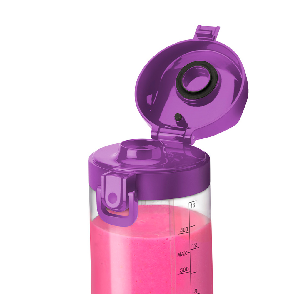 Tampa Flip Top Roxa Para Portable Blender