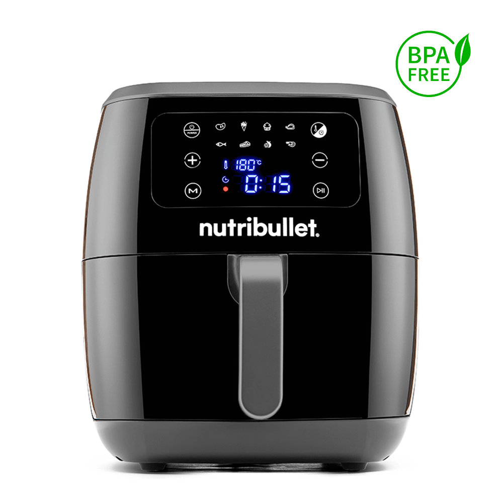Fritadeira Sem Óleo Airfryer Digital Nutribullet 7L Xxl 1700W Com Tecnologia 360° Ultra