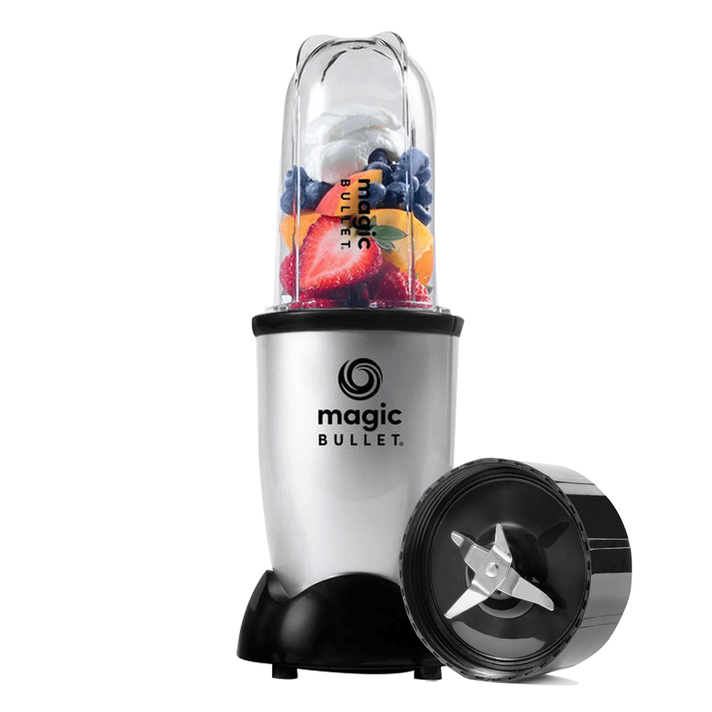 Liquidificador Individual Blender Nutribullet Magic Bullet 200W Cinza (127v)- 7 Itens